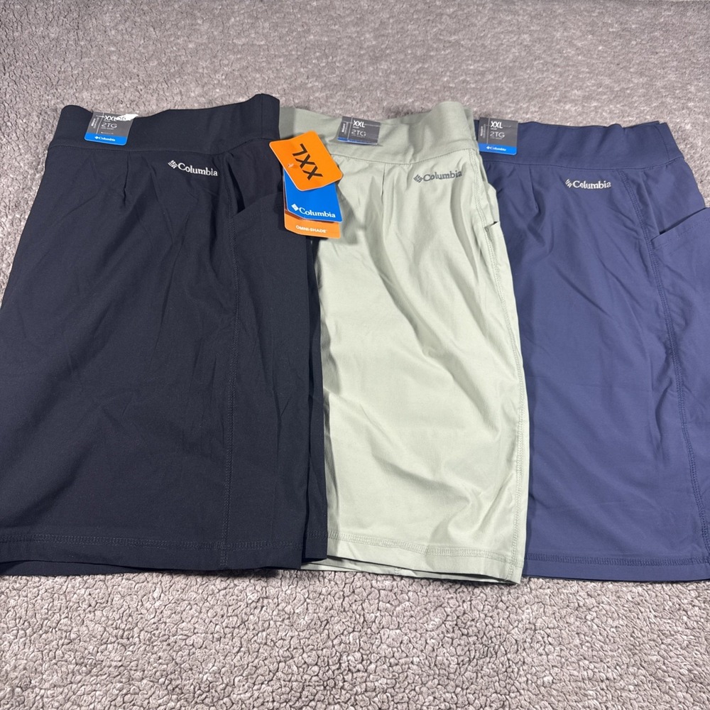 Columbia Omni-Shield Omni-Shade Skort bundle of 3 Skirt Active XXL lot of 3 NWT